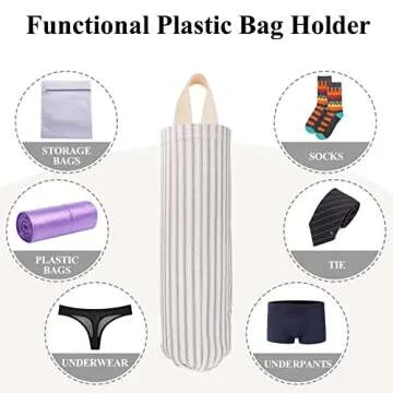 TOGETRUE Plastic Bag Holder, Versatile and Stylish Organizer