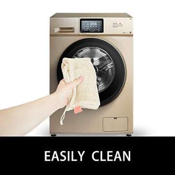 Eco-Friendly Reusable Organic Cotton Mesh Produce Bags