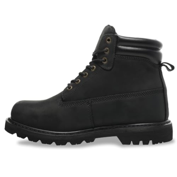 SAFETY LOONG Waterproof Steel Toe Boots for Men