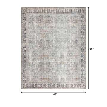 Loloi II Wynter Collection WYN-07 Grey/Charcoal Runner Rug - Stylish & Durable 2'-6" x 9'-6"