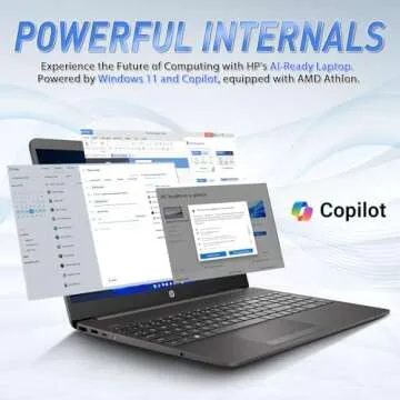 HP 15 FHD Business UltraBook Laptop with AMD Performance and 32GB RAM