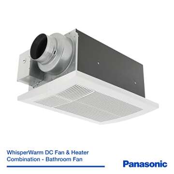 Panasonic FV-0511VH1 WhisperWarm DC Bathroom Fan with Heater - Comfort & Efficient Airflow