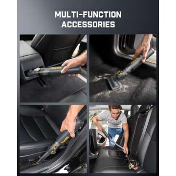 Fanttik V8 Apex Car Vacuum - 4-in-1 Handheld Cleaner