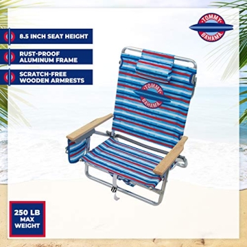 Tommy Bahama 5-Position Folding Beach Chair