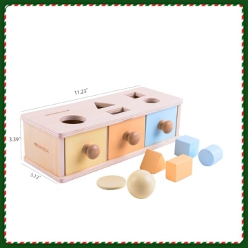 Montessori 3-in-1 Object Permanence Box Wooden Toy