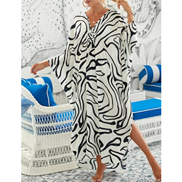 Bsubseach Plus Size Kaftan Dress for Women 2025