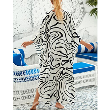 Bsubseach Plus Size Kaftan Dress for Women 2025
