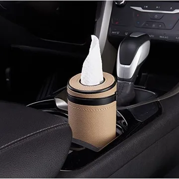 Elegant Cylinder Tissue Box for Car for Stylish Organization