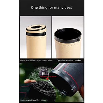 Elegant Cylinder Tissue Box for Car for Stylish Organization