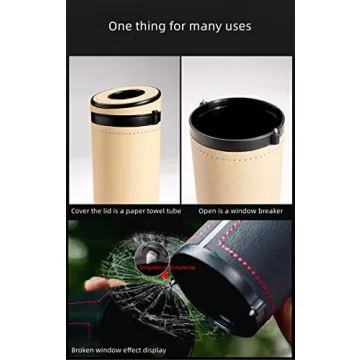 Elegant Cylinder Tissue Box for Car for Stylish Organization