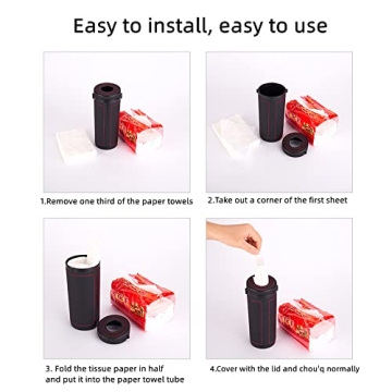 Elegant Cylinder Tissue Box for Car for Stylish Organization