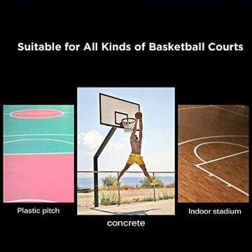 MOLPE Holographic Glowing Reflective Basketball, Light Up Camera Flash Glow in The Dark Basketball, HoloHoops Toy, Official Size 7