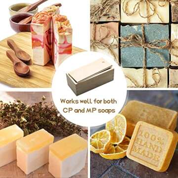 Small Rectangle Silicone Soap Mold for DIY Soap Making