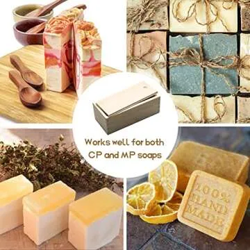Small Rectangle Silicone Soap Mold for DIY Soap Making