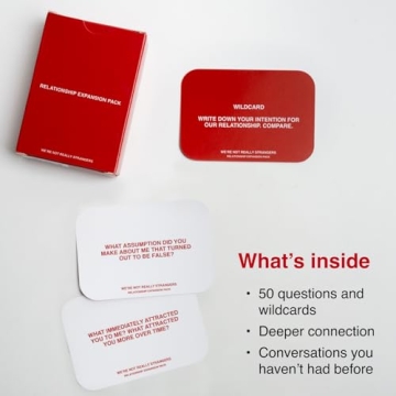 WE'RE NOT REALLY STRANGERS Relationship Expansion Pack Card Game