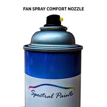 Spectral Paints Compatible/Replacement for Honda NH731P Crystal Black Pearl 12 oz. Aerosol Primer Sp...