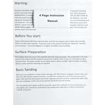 Aerosol Primer & Clear Coat for Honda NH731P Black Pearl