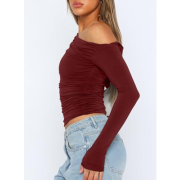 Darong Women's Casual Crop Top for Trendy Outfits