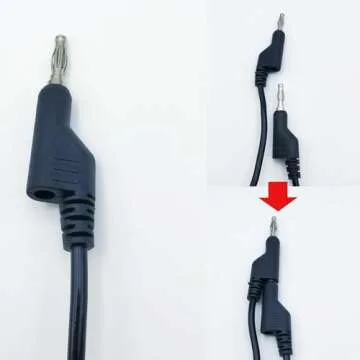 Auyuve Grounded Plier, Precise Control Unleash Unrivaled Precision for Fine Chain Welding, Ideal for Permanent Jewelry Fine Chain Welding, 3ft Cable Secure Connection, black