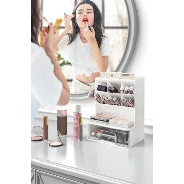 MEAJIO Acrylic Makeup Organizers for Vanity