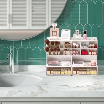 MEAJIO Acrylic Makeup Organizers for Vanity