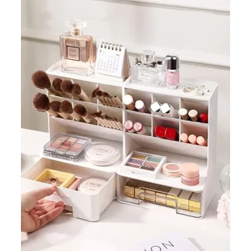 MEAJIO Acrylic Makeup Organizers for Vanity