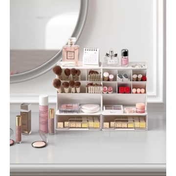 MEAJIO Acrylic Makeup Organizers for Vanity