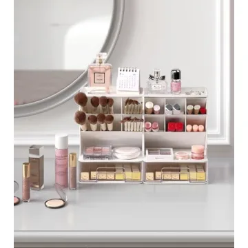 MEAJIO Acrylic Makeup Organizers for Vanity