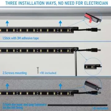 TORCHSTAR LED Safe Lighting Kit with Motion Sensor 600LM