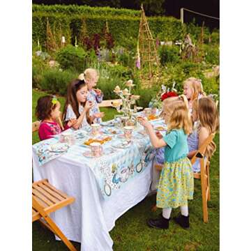 Talking Tables Truly Alice 13" Alice in Wonderland Mad Hatter Party Paper Napkins for a Tea Party or...