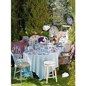 Talking Tables Truly Alice 13" Alice in Wonderland Mad Hatter Party Paper Napkins for a Tea Party or Birthday (20 Pack)