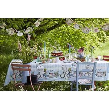 Talking Tables Truly Alice 13" Alice in Wonderland Mad Hatter Party Paper Napkins for a Tea Party or Birthday (20 Pack)