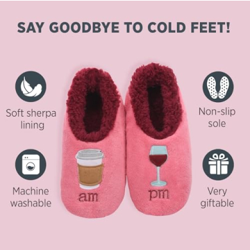 Funny Non-Slip Snoozies Slipper Socks for Women