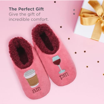 Funny Non-Slip Snoozies Slipper Socks for Women