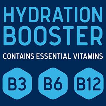 Hydrate Electrolyte Liquid Drink Enhancer Drops, Low Sugar, Low Calorie, Natural Flavor Hydration Mix with Essential Vitamins B3 B6 B12 (Mixed Berry (2 Pack))