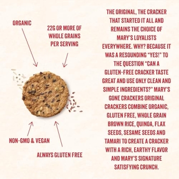 Mary's Gone Crackers Super Seed Everything Organic 6.5 Oz