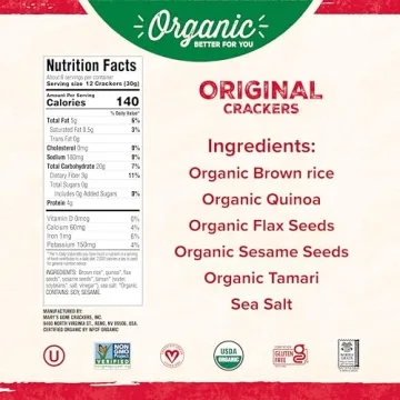 Mary's Gone Crackers Super Seed Everything Organic 6.5 Oz