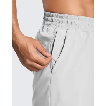 CRZ YOGA Men's Workout Shorts - Quick Dry Athletic Shorts