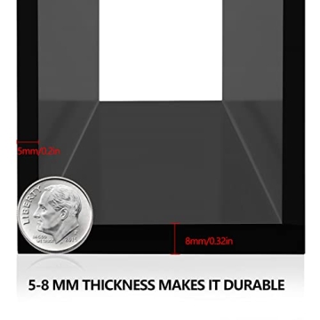 HBlife Black Acrylic Napkin Holder - Stylish & Sturdy