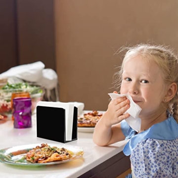 HBlife Black Acrylic Napkin Holder - Stylish & Sturdy