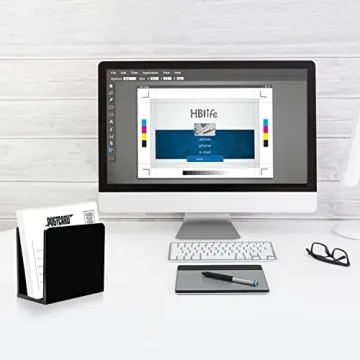 HBlife Black Acrylic Napkin Holder - Stylish & Sturdy