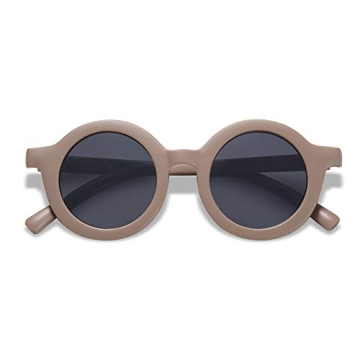 SOJOS Cute Round Polarized Sunglasses for Kids - UV400 Protection & Stylish
