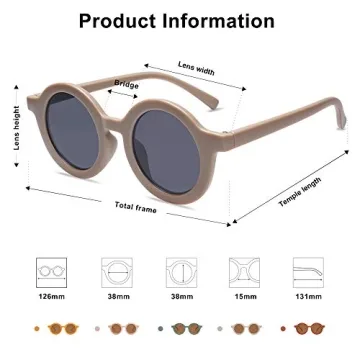 SOJOS Kids Polarized Sunglasses UV400 Protection Stylish