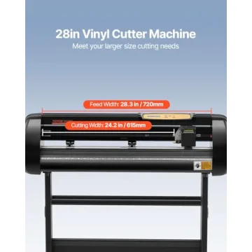 VEVOR 28 Inch Vinyl Cutter Machine with Signmaster Software