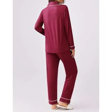 Ekouaer Womens Pajamas Set - Soft & Stylish Sleepwear