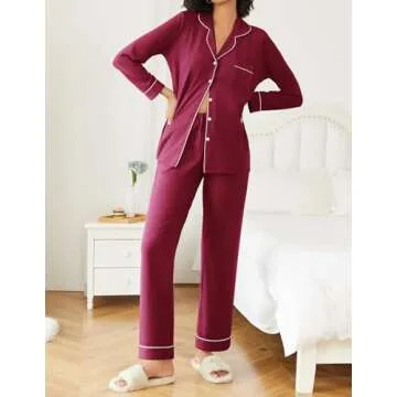 Ekouaer Womens Pajamas Set - Soft & Stylish Sleepwear