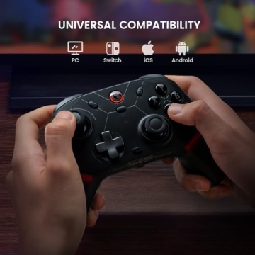 GameSir Cyclone 2 Pro Wireless Controller - Versatile Cross-Platform Gaming with RGBA Lighting, 6-Ax...