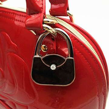 ROFLYER Stylish Foldable Purse Bag Hook Set of 4