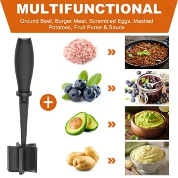 Meat Chopper - Heat Resistant Kitchen Tool for Ground Meat