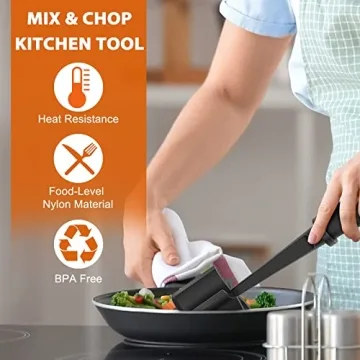 Meat Chopper - Heat Resistant Kitchen Tool for Ground Meat